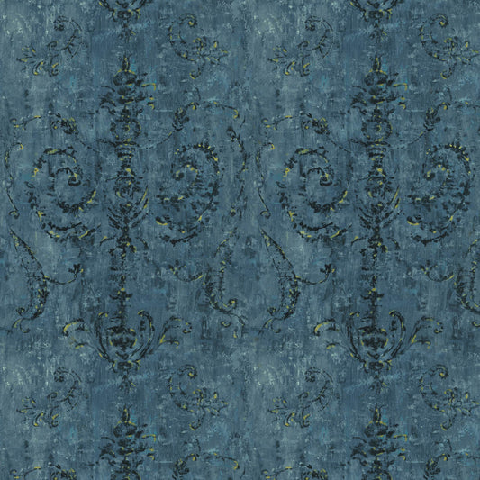Mallion & Knowles Belgravia Teal Fire Retardant Curtains