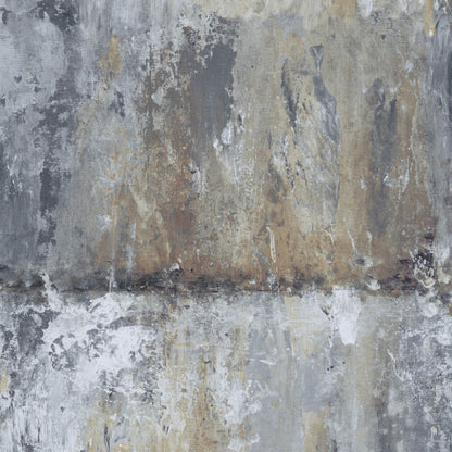 Mallion & Knowles Cubit Amber/Silver Fire Retardant Curtains texture detail