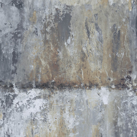 Mallion & Knowles Cubit Amber/Silver Fire Retardant Curtains texture detail