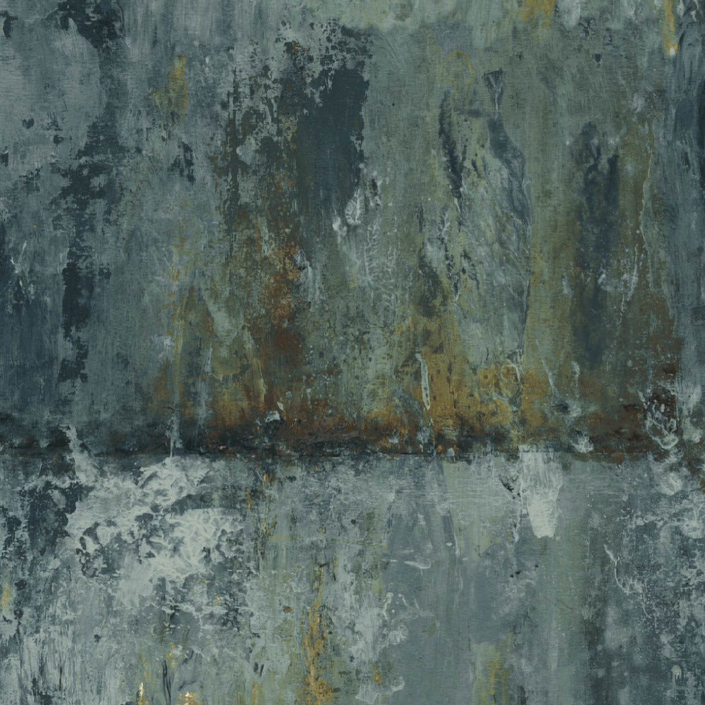 Mallion & Knowles Cubit Gold/Jade Fire Retardant Curtains texture detail