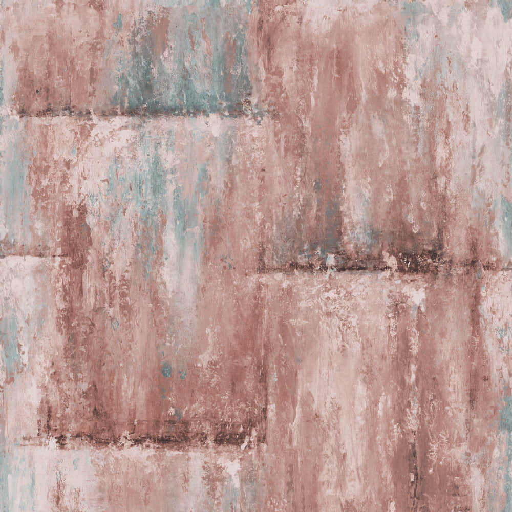 Mallion & Knowles Cubit Jade/Coral Fire Retardant Curtains