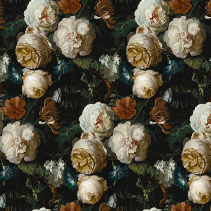 Mallion & Knowles Damask Rose Gold Fire Retardant Curtains