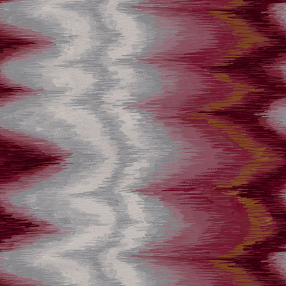 Mallion & Knowles Dreamy Crimson/Grey Fire Retardant Curtains