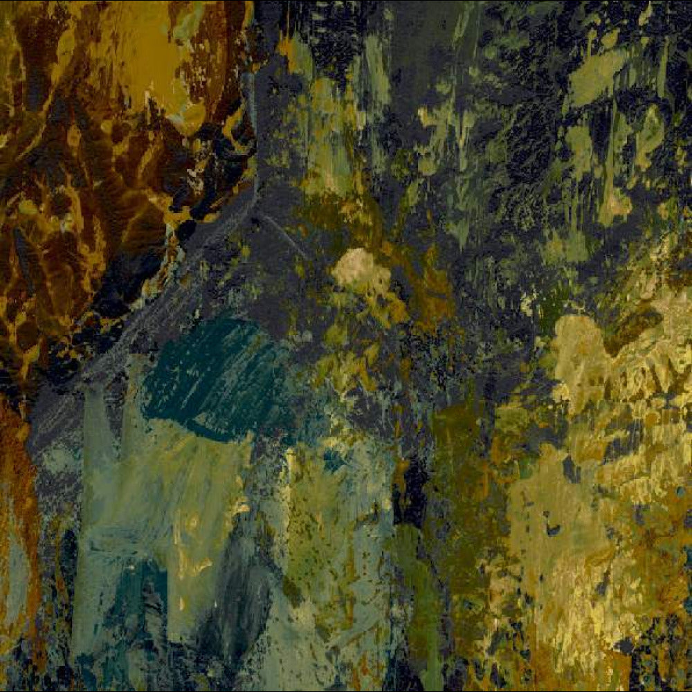 Mallion & Knowles Dumas Rust-Green Fire Retardant Curtains texture detail