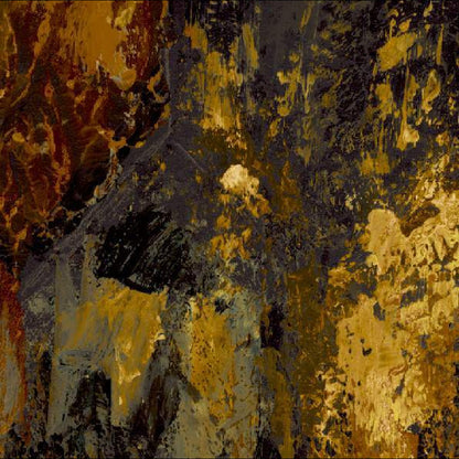 Mallion & Knowles Dumas Rustic-Gold Fire Retardant Curtains texture detail