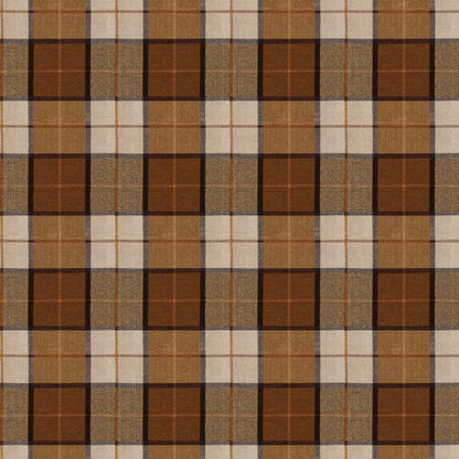 Mallion & Knowles Elgin Chestnut Fire Retardant Curtains texture detail