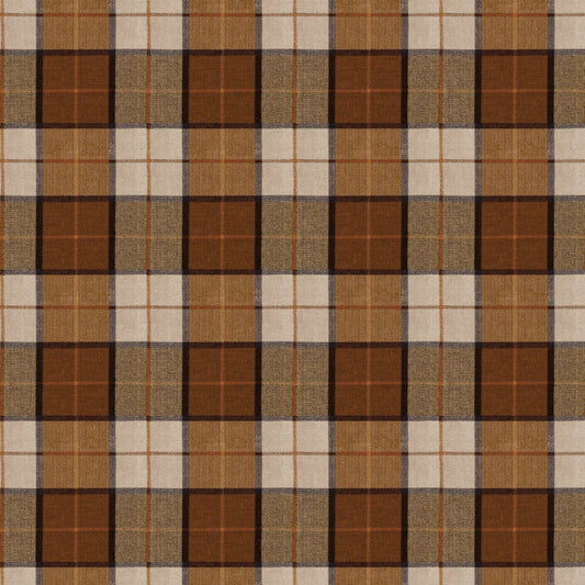 Mallion & Knowles Elgin Chestnut Fire Retardant Curtains texture detail