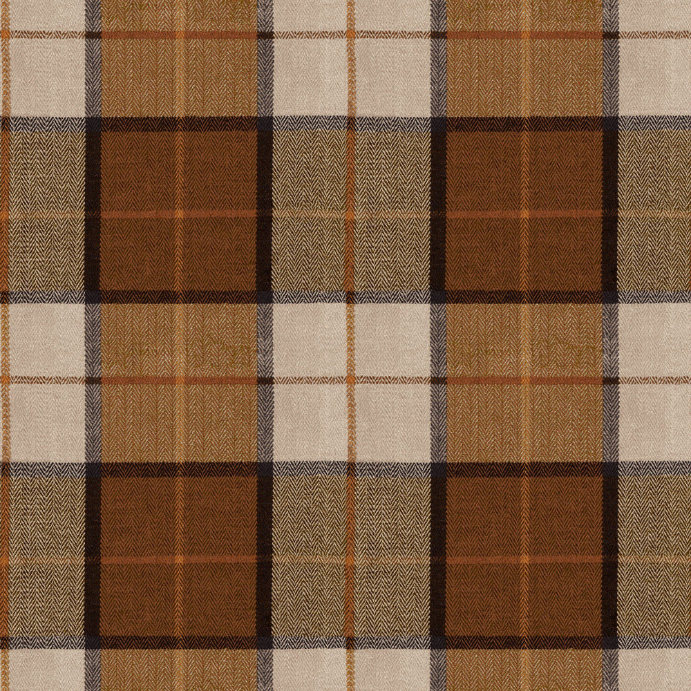 Mallion & Knowles Elgin Chestnut Fire Retardant Curtains