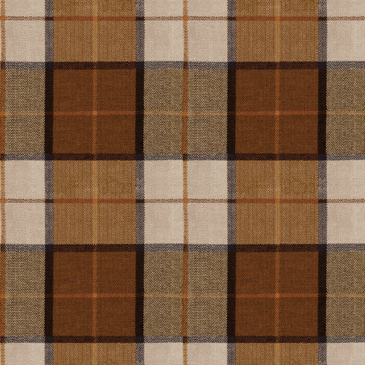 Mallion & Knowles Elgin Chestnut Fire Retardant Curtains