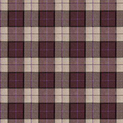 Mallion & Knowles Elgin Heather Fire Retardant Curtains texture detail
