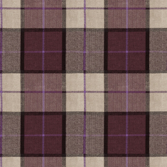 Mallion & Knowles Elgin Heather Fire Retardant Curtains