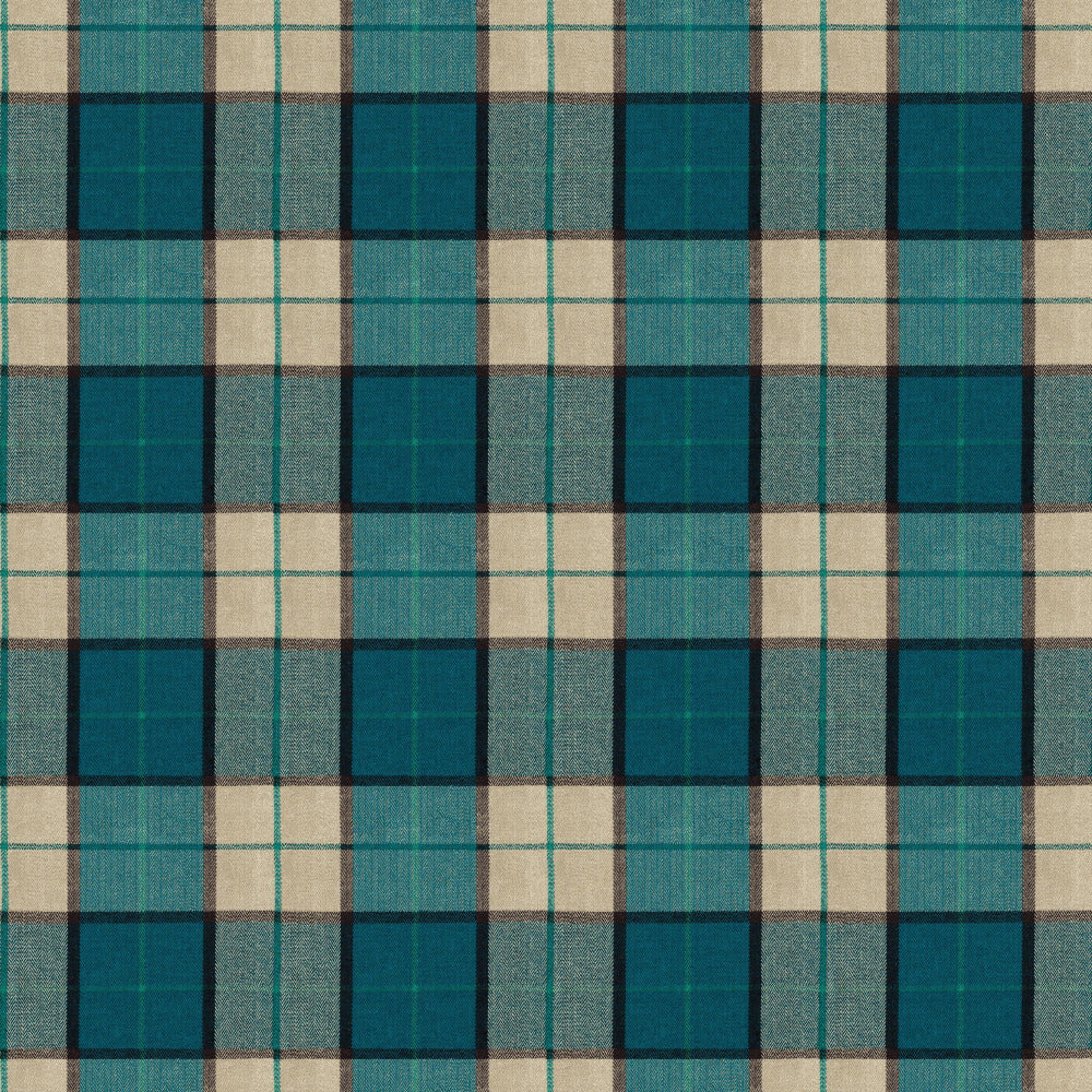 Mallion & Knowles Elgin Jade Fire Retardant Curtains texture detail