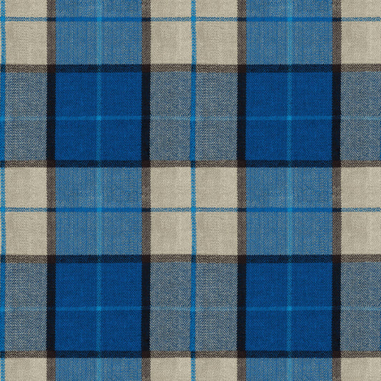 Mallion & Knowles Elgin Saphire Fire Retardant Curtains