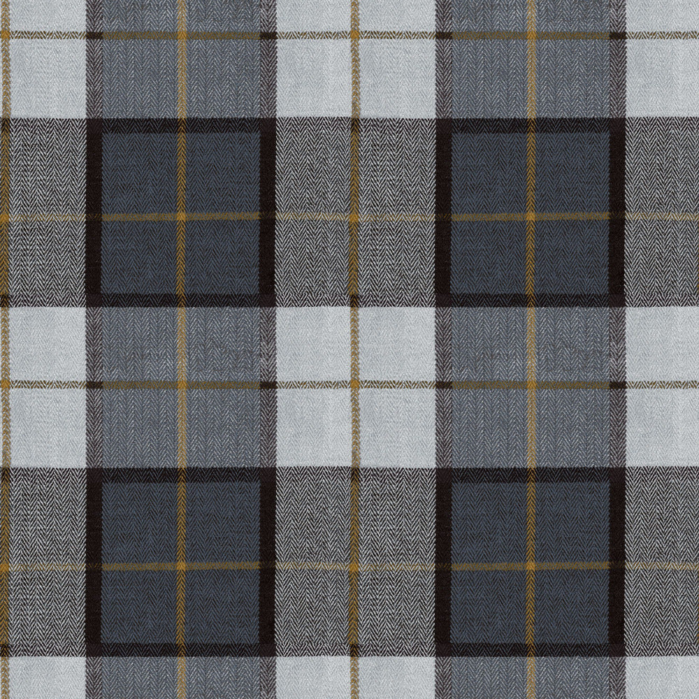 Mallion & Knowles Elgin Silver Fire Retardant Curtains