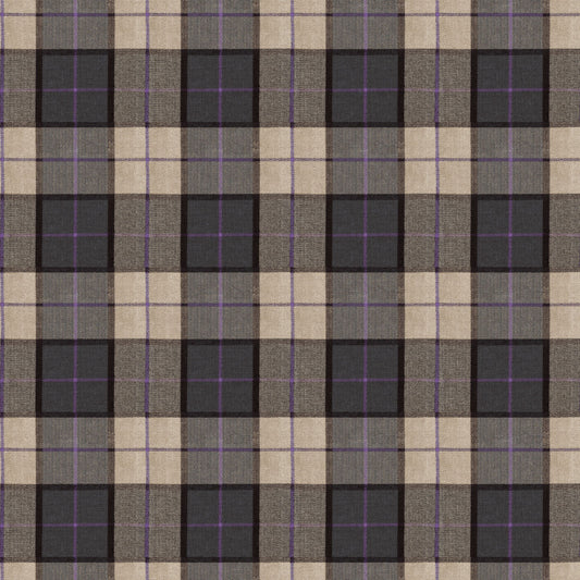 Mallion & Knowles Elgin Taupe Fire Retardant Curtains texture detail