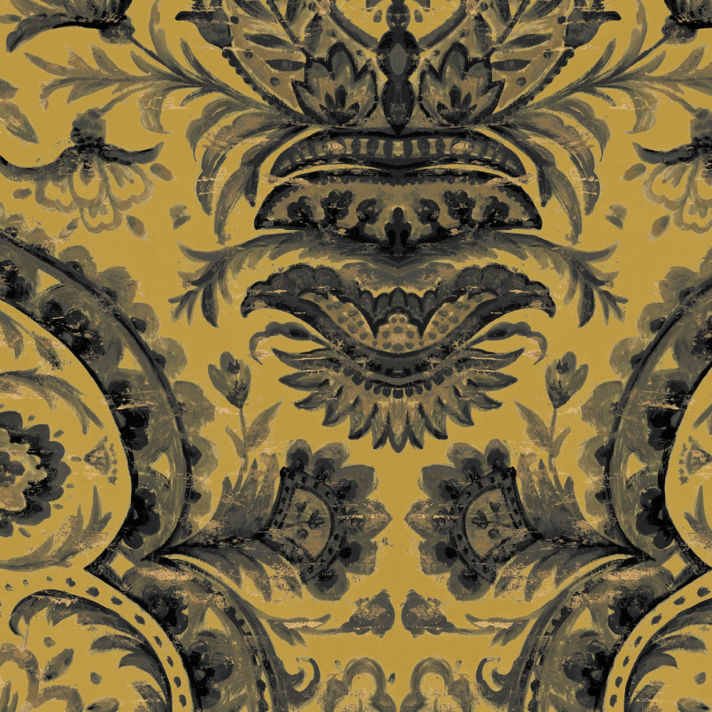 Mallion & Knowles Grosvenor Antique Fire Retardant Curtains texture detail