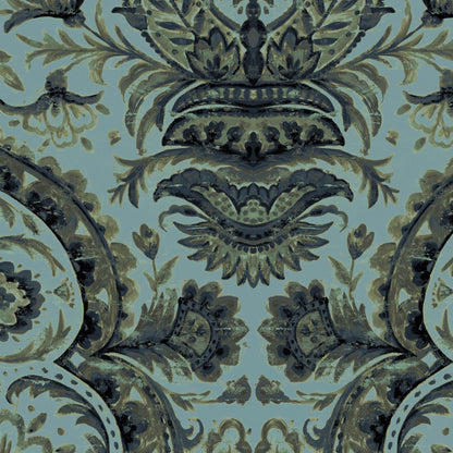 Mallion & Knowles Grosvenor Jade Fire Retardant Curtains texture detail