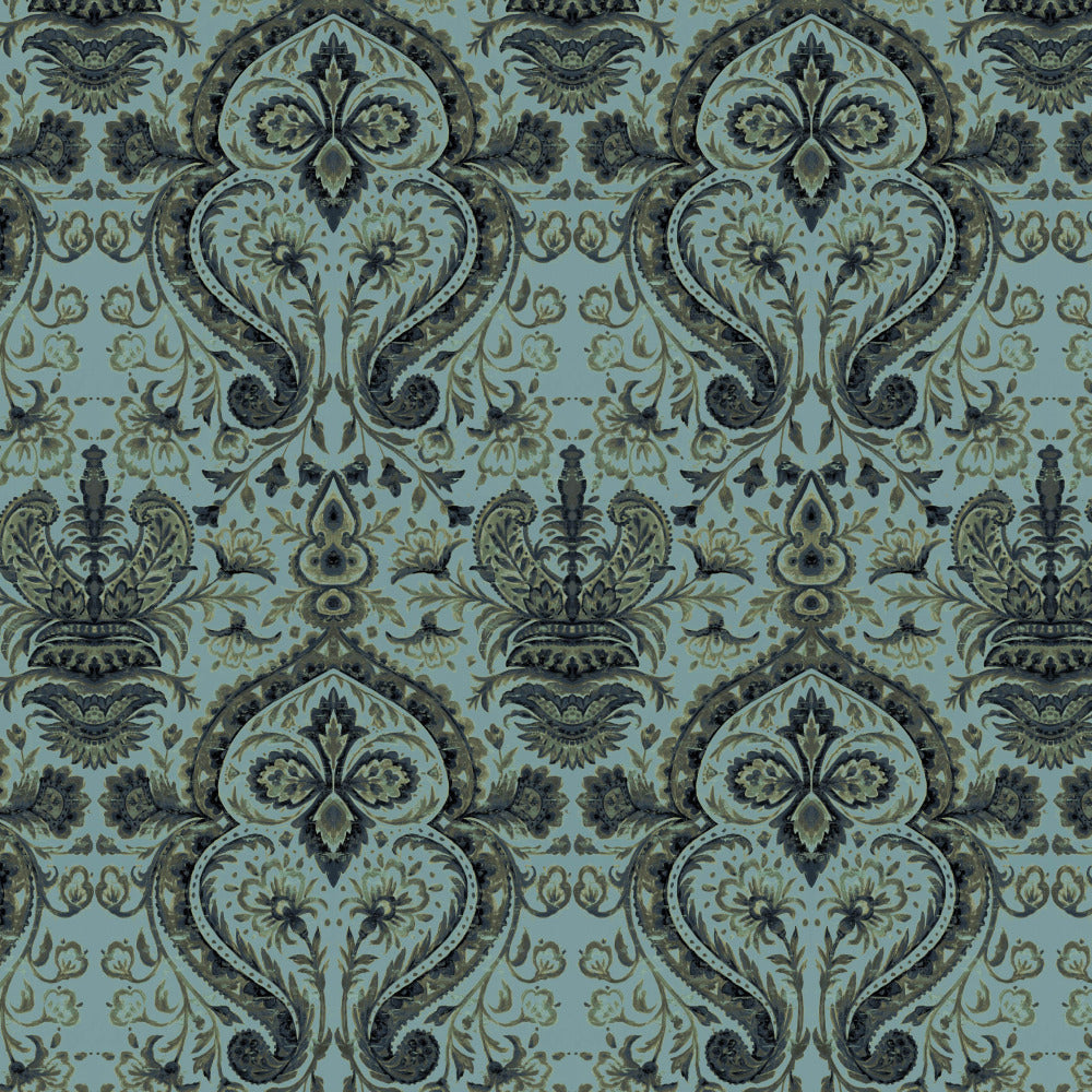 Mallion & Knowles Grosvenor Jade Fire Retardant Curtains