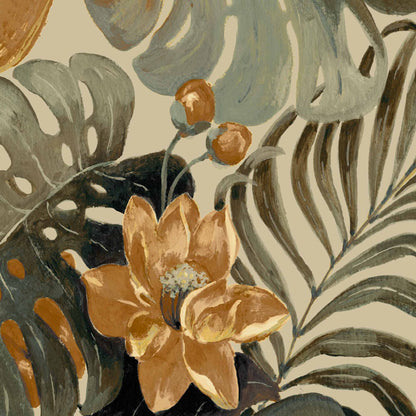 Mallion & Knowles Hawaii Autumn Fire Retardant Curtains texture detail
