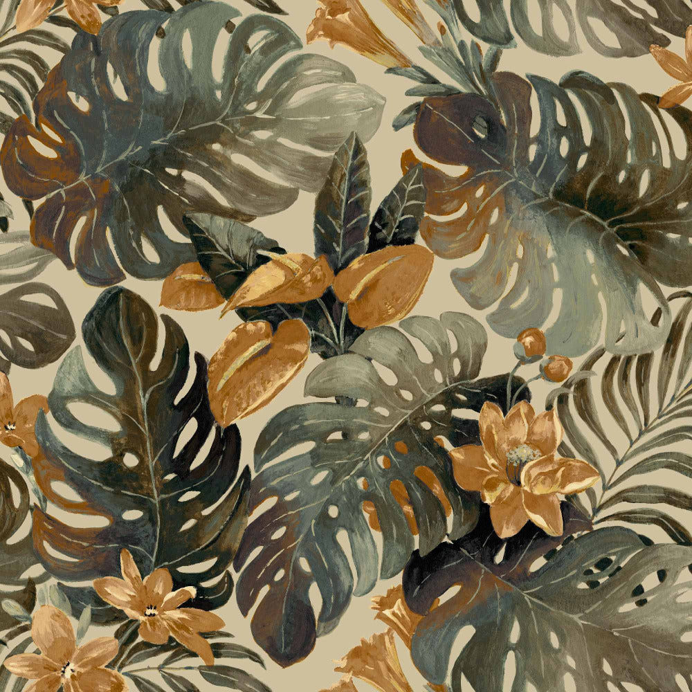Mallion & Knowles Hawaii Autumn Fire Retardant Curtains