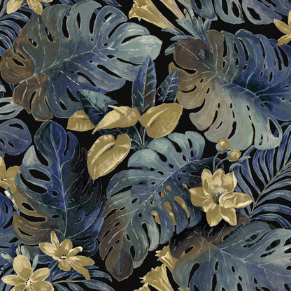 Mallion & Knowles Hawaii Gold/Slate Fire Retardant Curtains