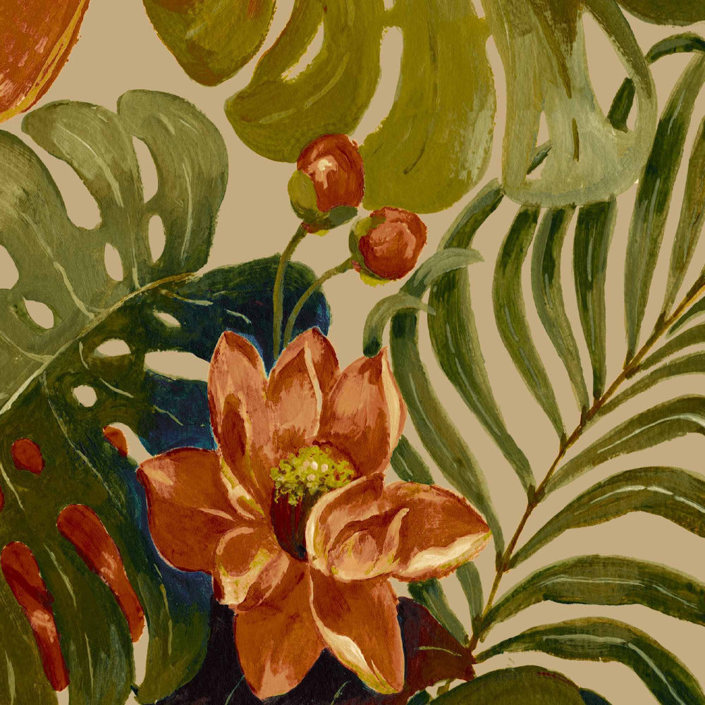 Mallion & Knowles Hawaii Rustic/Black Fire Retardant Curtains texture detail