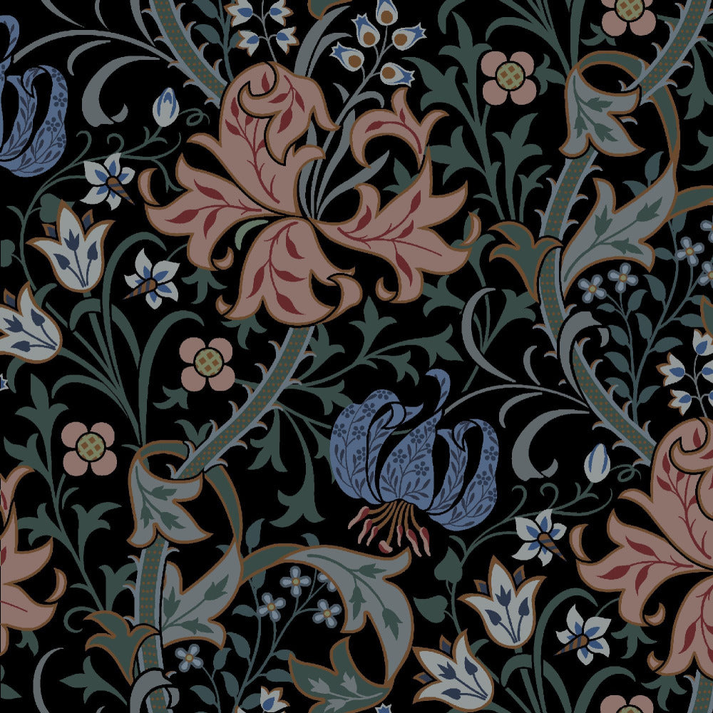 Mallion & Knowles Honeysuckle Pink-Jet Fire Retardant Curtains texture detail