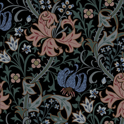 Mallion & Knowles Honeysuckle Pink-Jet Fire Retardant Curtains texture detail