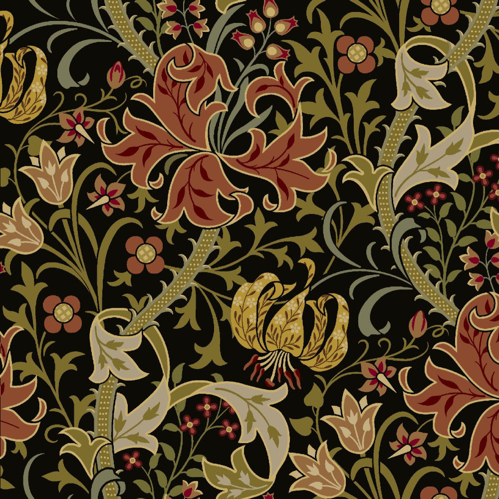 Mallion & Knowles Honeysuckle Rust-Coco Fire Retardant Curtains texture detail