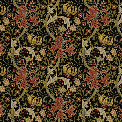 Mallion & Knowles Honeysuckle Rust-Coco Fire Retardant Curtains