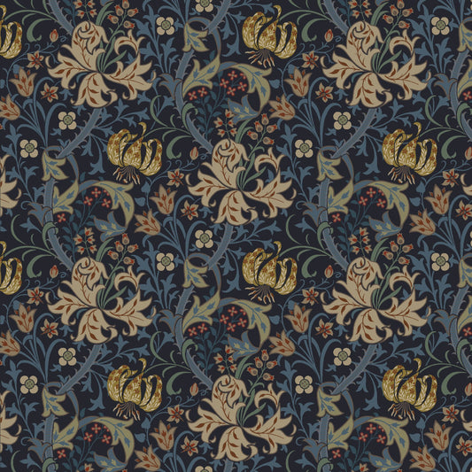 Mallion & Knowles Honeysuckle Stone-Slate Fire Retardant Curtains