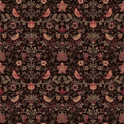 Mallion & Knowles Inca Indigo Fire Retardant Curtains