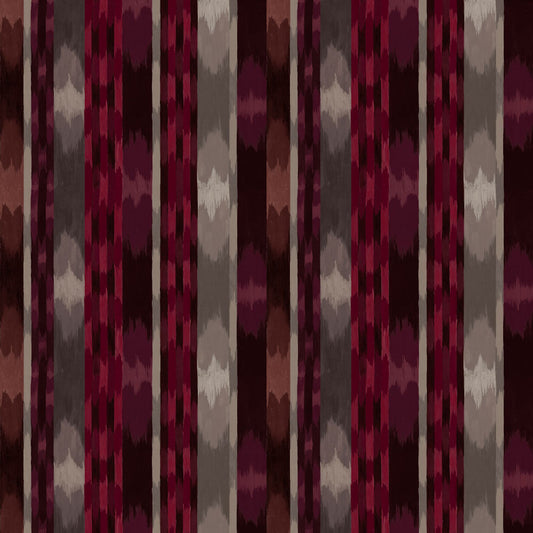 Mallion & Knowles Inca Merlot Fire Retardant Curtains