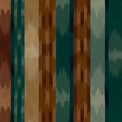Mallion & Knowles Inca Teal Fire Retardant Curtains texture detail