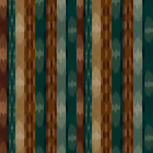 Mallion & Knowles Inca Teal Fire Retardant Curtains