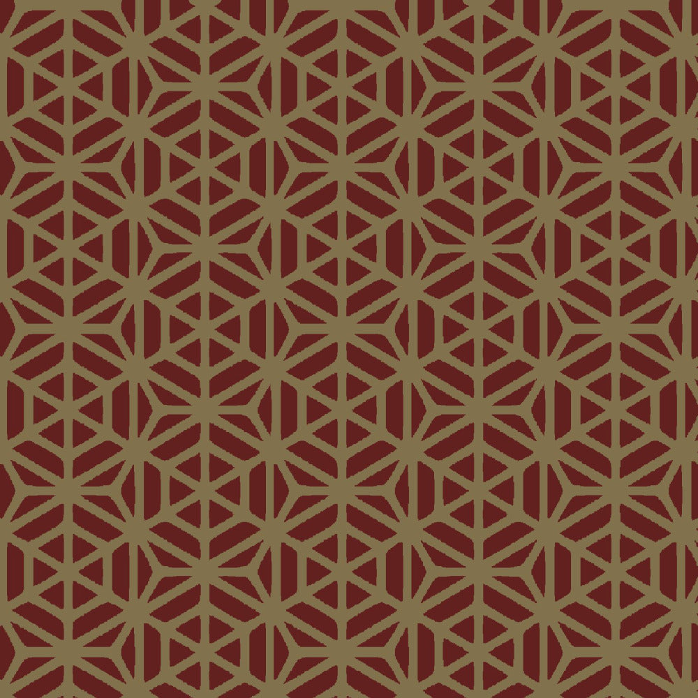 Mallion & Knowles Interlock Gold/Tan Fire Retardant Curtains texture detail