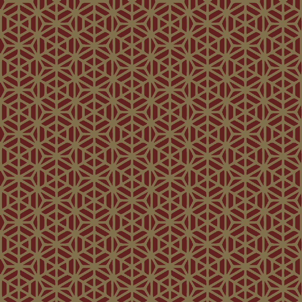 Mallion & Knowles Interlock Gold/Tan Fire Retardant Curtains