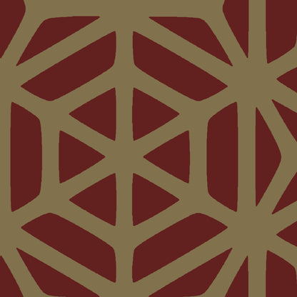 Mallion & Knowles Interlock Grand Gold/Tan Fire Retardant Curtains
