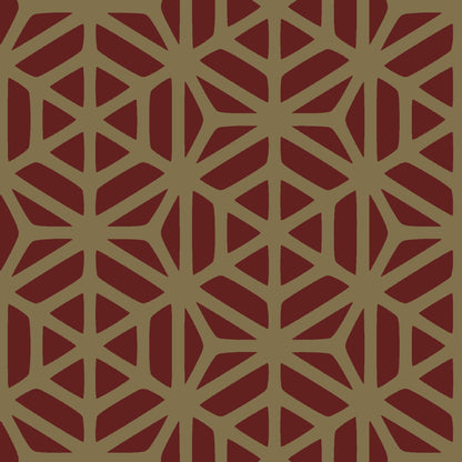 Mallion & Knowles Interlock Grand Gold/Tan Fire Retardant Curtains texture detail