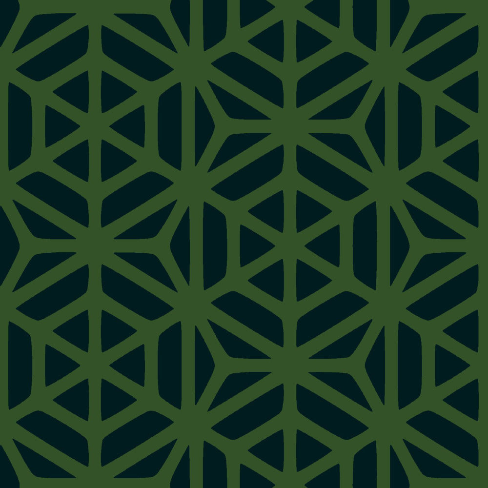 Mallion & Knowles Interlock Grand Jade/Jet Fire Retardant Curtains texture detail