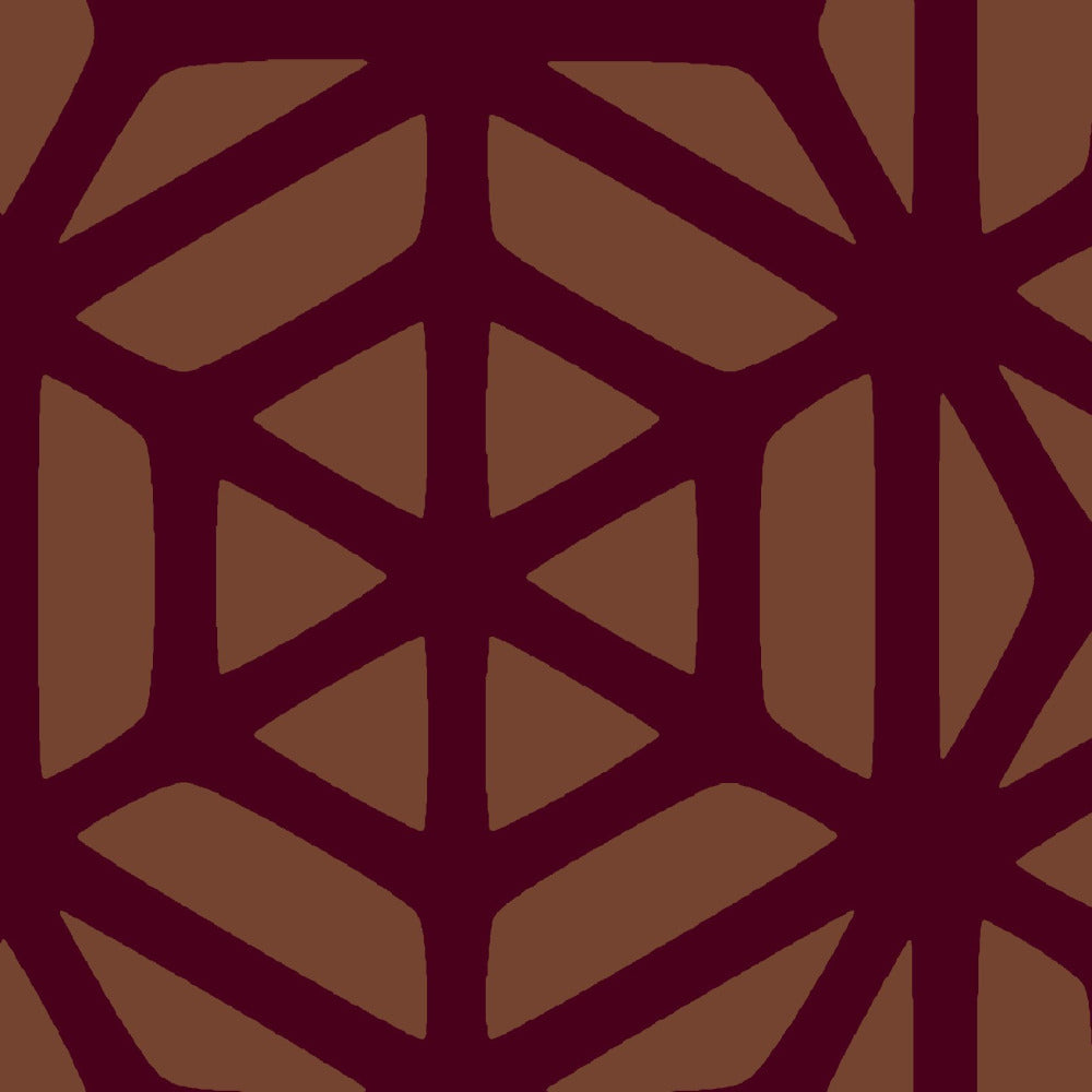 Mallion & Knowles Interlock Grand Ruby/Amber Fire Retardant Curtains