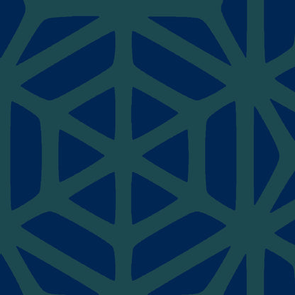 Mallion & Knowles Interlock Grand Teal/Sapphire Fire Retardant Curtains