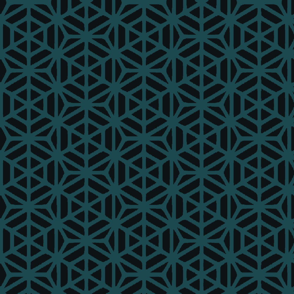Mallion & Knowles Interlock Jade/Jet Fire Retardant Curtains texture detail