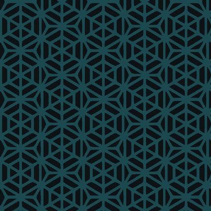 Mallion & Knowles Interlock Jade/Jet Fire Retardant Curtains texture detail