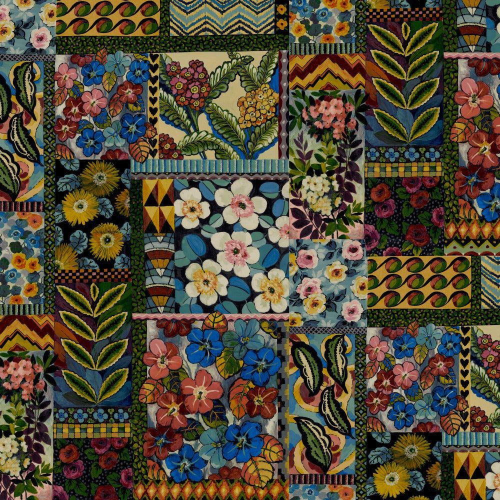 Mallion & Knowles La Vida Loca Chintz Fire Retardant Curtains