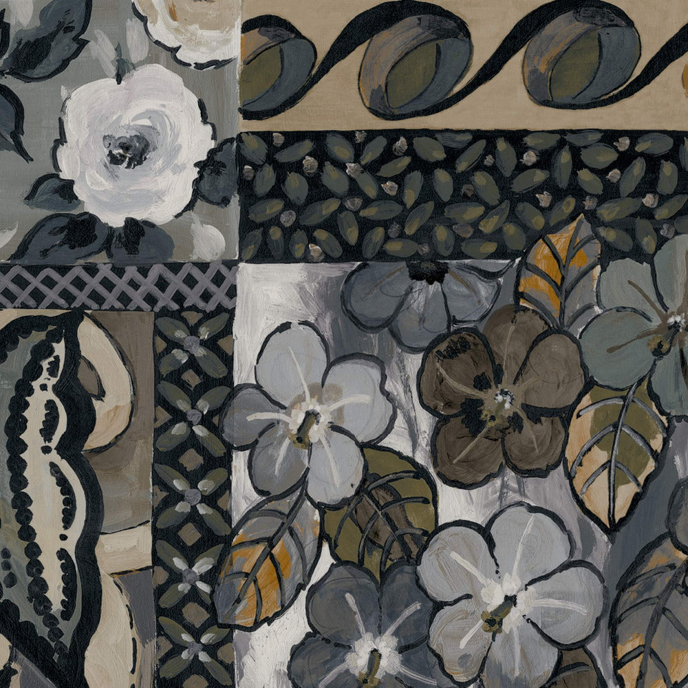 Mallion & Knowles La Vida Loca Coffee Fire Retardant Curtains texture detail