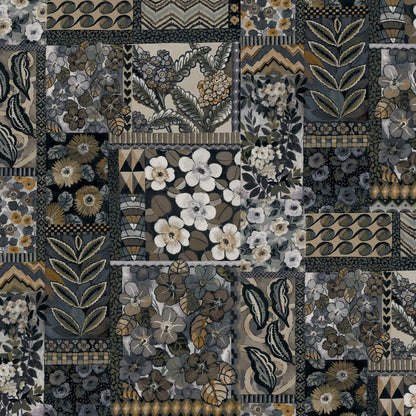 Mallion & Knowles La Vida Loca Coffee Fire Retardant Curtains