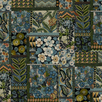 Mallion & Knowles La Vida Loca Jade Fire Retardant Curtains