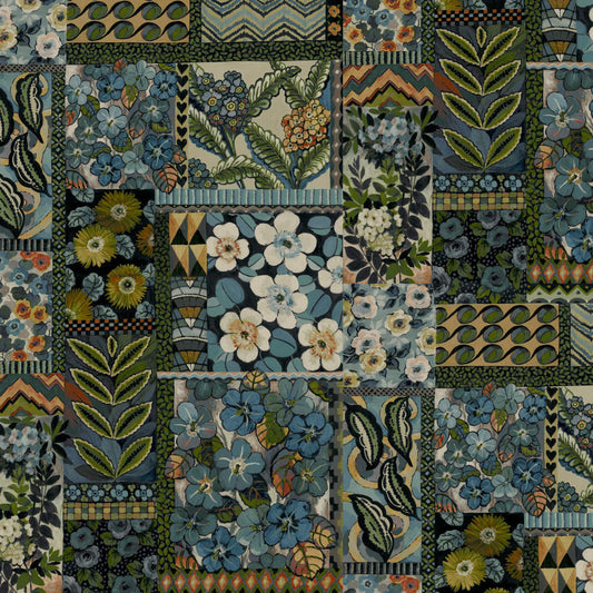 Mallion & Knowles La Vida Loca Jade Fire Retardant Curtains