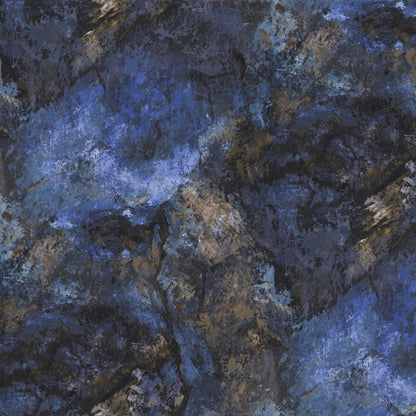 Mallion & Knowles Lava Cobalt Fire Retardant Curtains